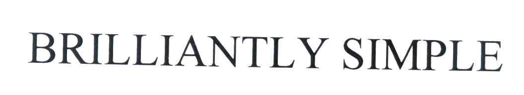 BRILLIANTLY SIMPLE