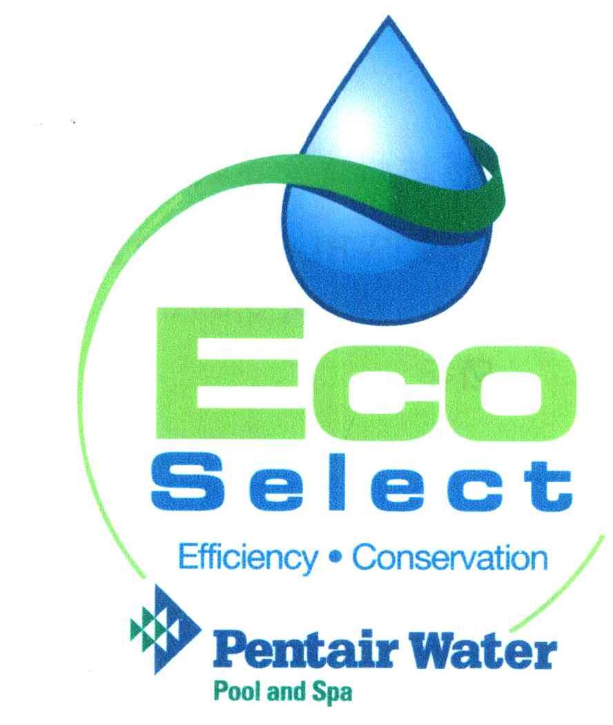 ECO SELECT EFFICIENCY&middot;CONSERVATION PENTAIR WATER POOL AND SPA