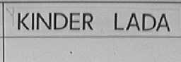 KINDER LADA