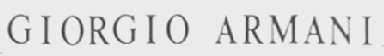 GIORGIO ARMANI