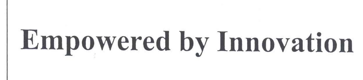 EMPOWERED BY INNOVATION