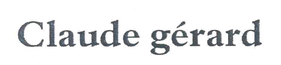 CLAUDE GERARD