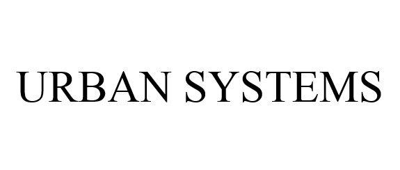 URBAN SYSTEMS