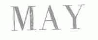 MAY
