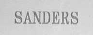 SANDERS