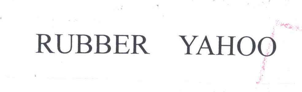 RUBBER YAHOO