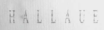 HALLAUE