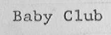 BABY CLUB