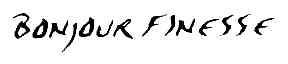 BONJOUR FINESSE
