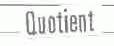 QUOTIENT