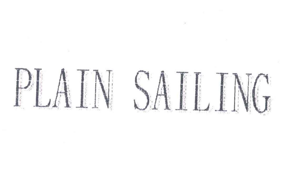 PLAIN SAILING