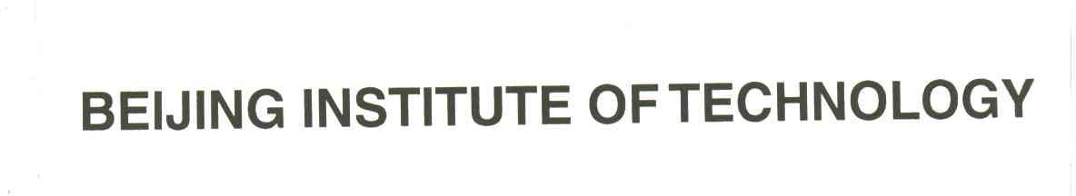 BEIJING INSTITUTE OF TECHNOLOGY