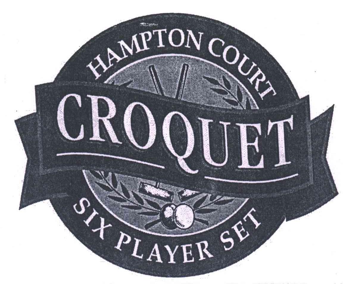 CROQUET HAMPTON COURT SIX PLAYER SET