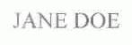 JANE DOE