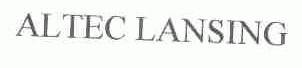 ALTEC LANSING