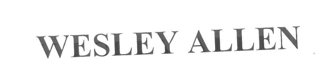 WESLEY ALLEN