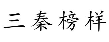 三秦榜样