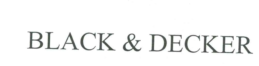 BLACK DECKER