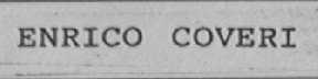 ENRICO COVERI