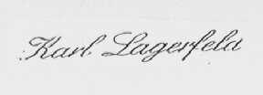 KARL LAGERFELD