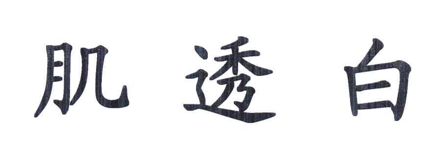 肌透白