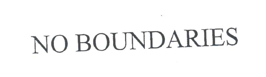 NO BOUNDARIES