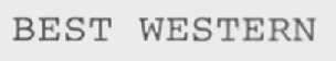 BEST WESTERN