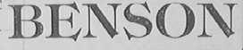 BENSON