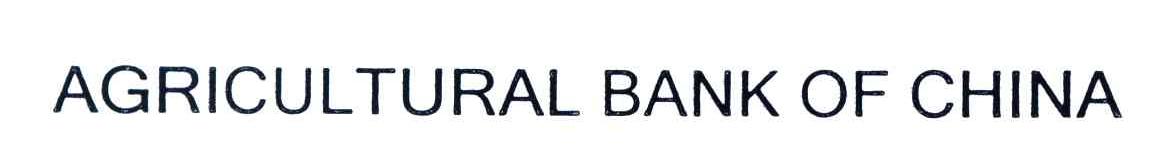 AGRICULTURAL BANK OF CHINA