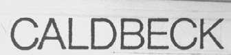 CALDBECK