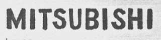 MITSUBISHI