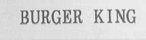 BURGER KING