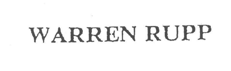 WARREN RUPP