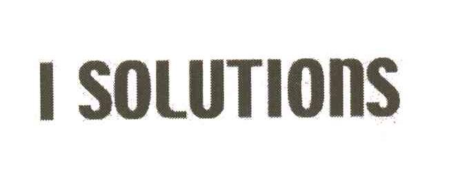 I SOLUTIONS