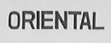 ORIENTAL