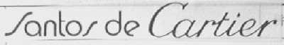 SANTOSDE CARTIER