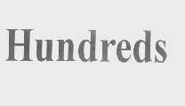 HUNDREDS
