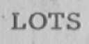 LOTS