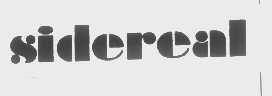SIDEREAL