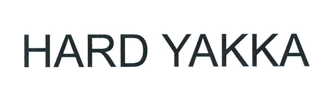 HARD YAKKA