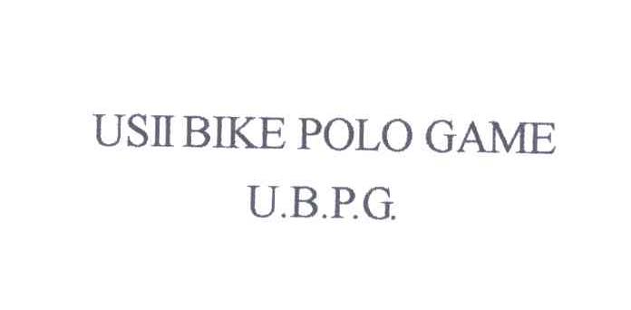 USⅡ BIKE POLO GAME U.B.P.G.