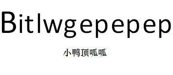 BITLWGEPEPEP 小鸭顶呱呱