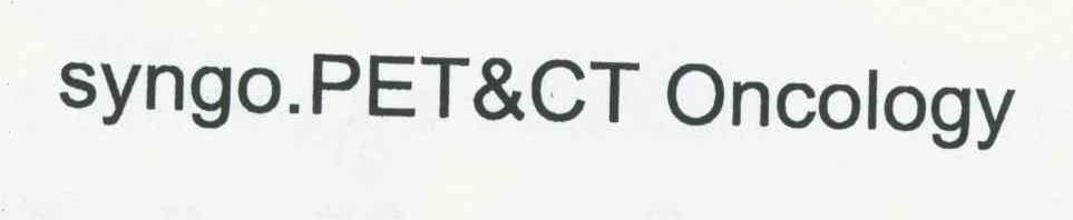 SYNGO.PET&CT ONCOLOGY
