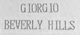 GIORGIO BEVERLY HILLS