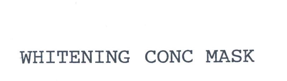 WHITENING CONC MASK