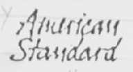 AMERICAN STANDARD