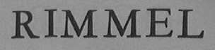 RIMMEL