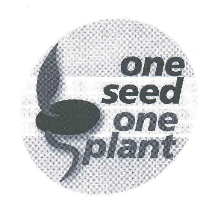 ONE SEED ONE PLANT