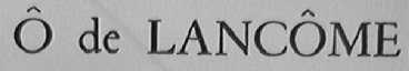 O DE LANCOME