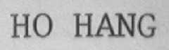 HO HANG